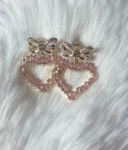 Arete corazón brillante